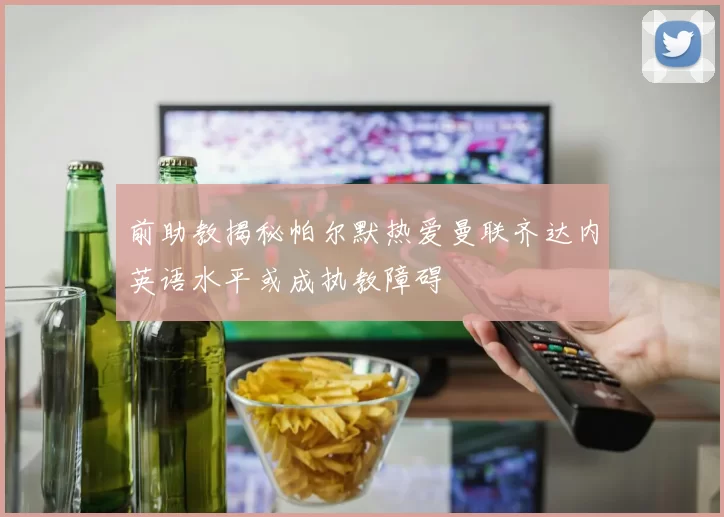 前助教揭秘帕尔默热爱曼联齐达内英语水平或成执教障碍
